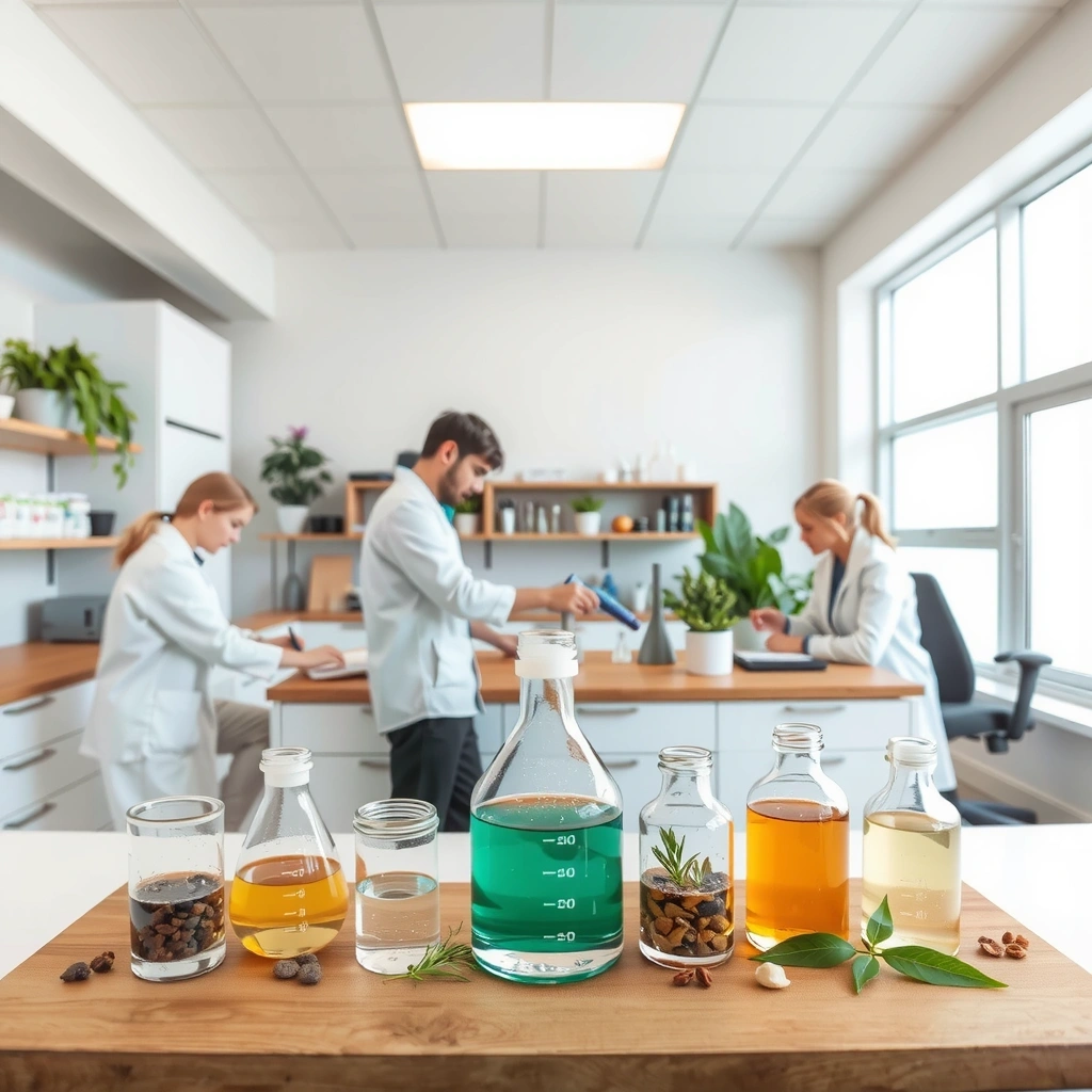 VitalLife Premium laboratory with natural ingredients and modern equipment