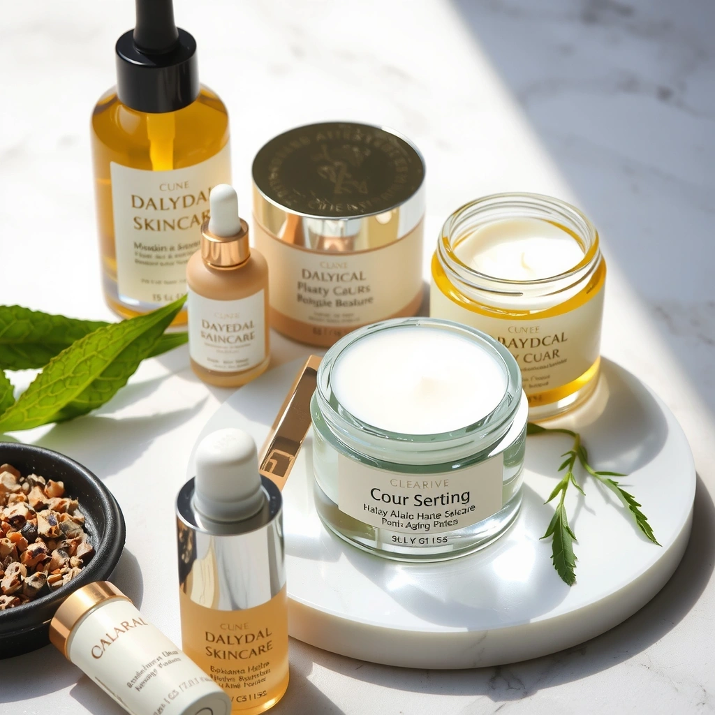 Women's anti-aging cosmetics collection